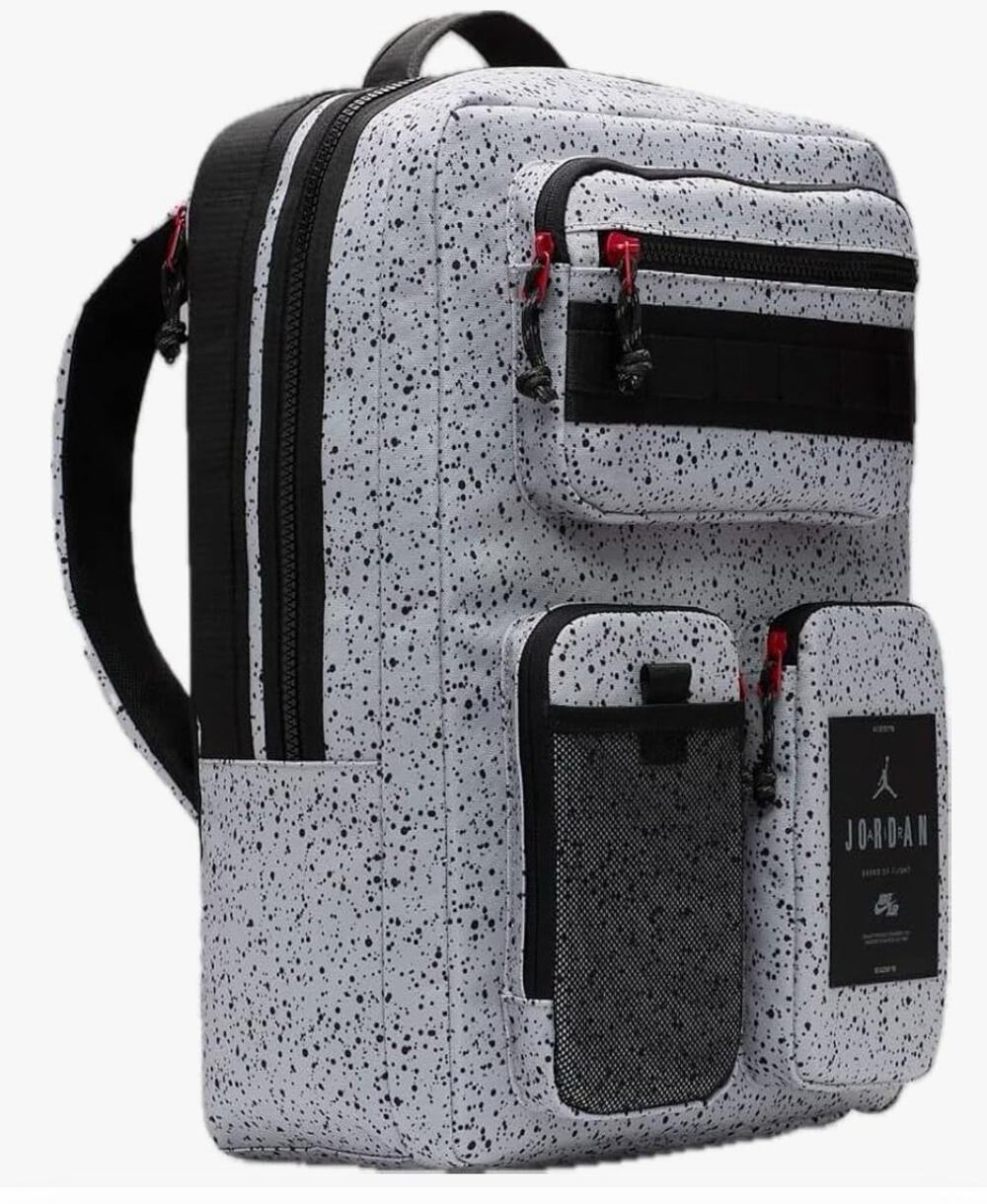 AIR JORDAN ELITE UTILITY SPEED HESI 15" LAPTOP CEMENT BACKPACK NWT MA0838-G0W